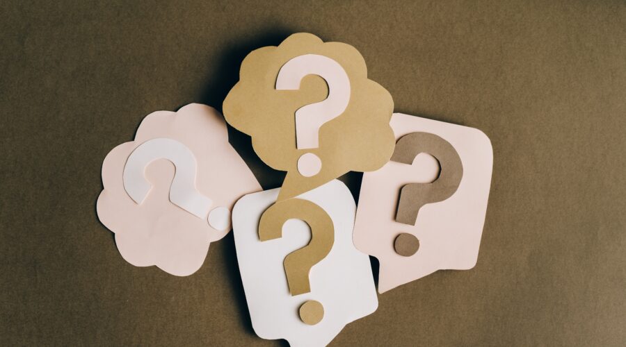 A bunch of question marks, which symbolize the questions that are answered about Life Insurance in this article.